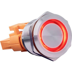 BUTTON22B-L-RD BUTTON22B-L-RD Bouton-poussoir 250 v/ac 7 a 1 x On/(Off) à accrochage rouge (ø x h) 25 mm x 40.40 - Joy-it