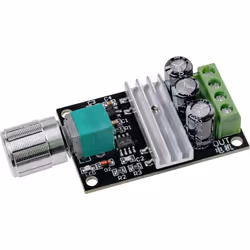 enquête Réglage en continu par potentiomètre rotatif Tension d'alimentation : 6 à 28 V. Puissance maximale : 80 watts Courant ...