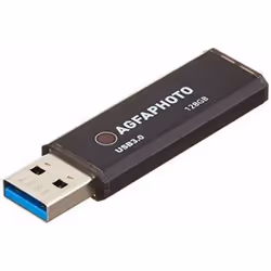 AgfaPhoto 10572, 128 Go, USB Type-A, 3.0, Casquette, Noir