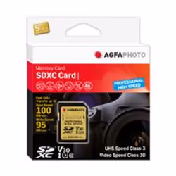 AgfaPhoto 10605, 32 Go, SDHC, Classe 10, UHS-I, 100 Mo/s, 70 Mo/s