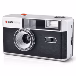 AgfaPhoto 603000 caméra vidéo Caméra-film compact 35 mm Noir, Argent