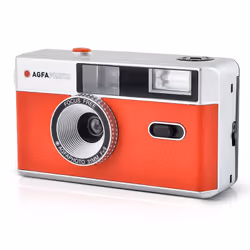 AgfaPhoto 603001 caméra vidéo Caméra-film compact 35 mm Rouge, Argent