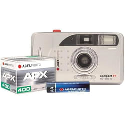 Appareil photo instantané - AGFAPHOTO - Compact Set FF - Film S/W 400 ASA - Flash intégré - Mode automatique