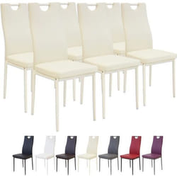 Chaises Albatros 2919 SALERNO - Lot de 6 - Beige - Contemporain - Design