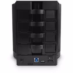 Fantec SQ-35RU3e boîtier de disques Bureau Noir