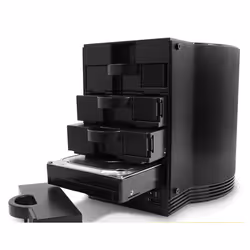 Fantec SQ-35RU3e boîtier de disques Bureau Noir