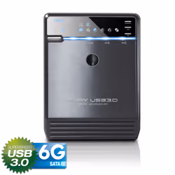 Fantec QB-35US3-6G Boîtier HDD Noir 3.5" - Vue supplémentaire 4