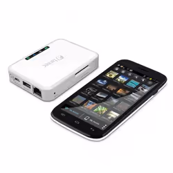 Fantec MWiD25-DS, Toutes marques, Micro-USB, Blanc