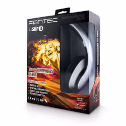 Fantec SHP-3 Casque Avec fil Arceau Noir, Blanc - Vue supplémentaire 6