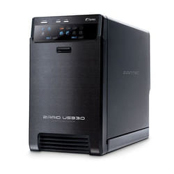 Fantec QB-X2US3R boîtier de disques Tower Noir