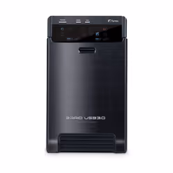 Fantec QB-X2US3R boîtier de disques Tower Noir