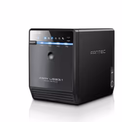 Fantec QB-35U31, 3.5", 1,6 kg, Noir