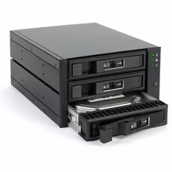 Fantec BP-T2131, Boîtier disque dur/SSD, 2.5/3.5", SAS, SAS-2, SATA, Série ATA II, Série ATA III, Noir