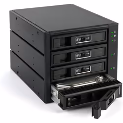 Fantec BP-T3141, Boîtier disque dur/SSD, 2.5/3.5", SAS, SATA, Série ATA II, Série ATA III, Noir