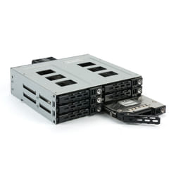 Fantec MR-SA1262-12G 13,3 cm (5.25") Panneau de support Noir