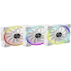 Ventilateur - ALPENFOHN - Wing Boost 3 ARGB - 120mm - Triple - Blanc