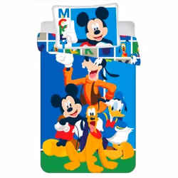 Parure de lit enfant Disney Mickey (petite) 100×135 cm 40×60 cm parure de lit bébé mickey et ses amis
