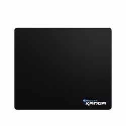 ROCCAT Kanga Midi, Noir, Monochromatique, Tissu, Caoutchouc, Tapis de souris de jeu