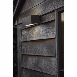 LUTEC GEMINI Éclairage mural extérieur LED 10,5 W Gris