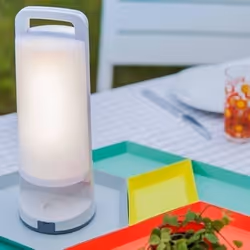Baladeuse extérieur LUTEC - polycarbonate opale - 4000K - Blanc - IP54 - 1W - 120 lumen