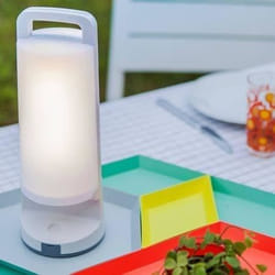 Baladeuse extérieur LUTEC - polycarbonate opale - 4000K - Blanc - IP54 - 1W - 120 lumen
