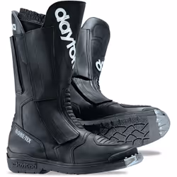 Daytona Trans Open GTX Gore-Tex Bottes de moto imperméables, noir, taille 38 pour Hommes
