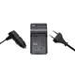 vhbw Chargeur compatible avec Ricoh DB-65 DB-60 caméra caméscope action-cam - Station + câble de voiture témoin de charge