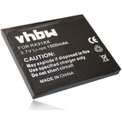 vhbw 1x Batterie compatible avec IPAQ 316, 312, 314, 300, 310 téléphone portable (1500mAh, 3,7V, Li-ion)