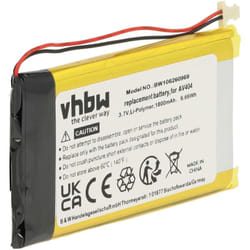 vhbw Batterie compatible avec Archos AV404, AV 404, PMP lecteur de musique MP3 (1800mAh, 3,7V, Li-polymère) - Remplacement pour 104658V6, 261006,