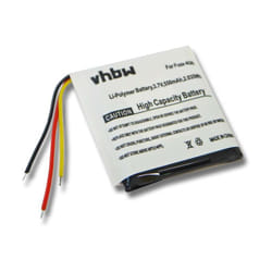 Vhbw - Batterie compatible avec Sandisk Sansa Fuze 4GB, Fuze 8GB lecteur de musique MP3 (550mAh, 3,7V, Li-polymère)