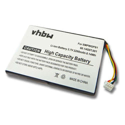 vhbw Batterie compatible avec Magellan Maestro 4000, 4000T, 4040, 4200, 4050, 4220, 4210, 4250 GPS, appareil de navigation (2200mAh, 3,7V, Li-ion)