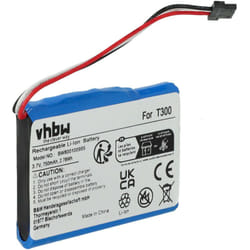vhbw 1x Batterie compatible avec Mitac Mio Moov 200u, 200e, 210, 200 GPS, appareil de navigation (750mAh, 3,7V, Li-ion)