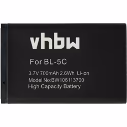 vhbw - the clever way - Batterie de rechange de haute qualité avec une grande autonomie et compatible avec votre système de n ...