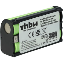 Vhbw - Batterie compatible avec Sennheiser ew 145 G3, ew 135 G4, ew 122P G4, ew 135 G2, ew 145 G2, ew 135-p G2 micro (1500mAh, 2,4V, NiMH)