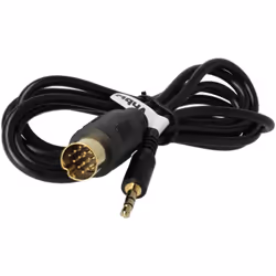Câble adaptateur d'entrée de ligne AUX compatible pour votre Système audio d'auto Avec cet adaptateur, vous pouvez votre smar ...