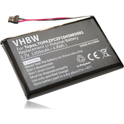 Vhbw - Batterie compatible avec Navigon 70/71 Plus, 70 Easy, 70 Plus, 70/71 Premium gps, appareil de navigation (1200mAh, 3,7V, Li-polymère)