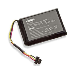 Vhbw - 1x Batterie compatible avec TomTom Quanta gps, appareil de navigation (1100mAh, 3,7V, Li-ion) - Remplacement pour FM68360420759, VF3
