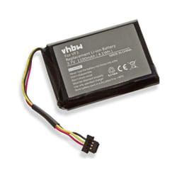 vhbw Batterie compatible avec TomTom Pro 4000, 4EG0.001.08 appareil GPS de navigation (1100mAh, 3,7V, Li-ion)
