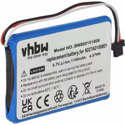 vhbw - the clever way - Batterie de rechange de haute qualité avec une grande autonomie et compatible avec votre système de n ...