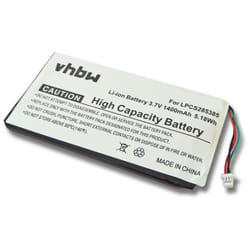 Vhbw - 1x Batterie compatible avec Creative Labs Zen Vision m, m 30GB lecteur de musique MP3 (1400mAh, 3,7V, Li-ion)