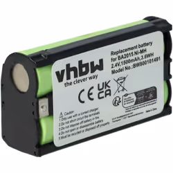 vhbw - the clever way - Batterie de rechange de haute qualité avec une grande autonomie et compatible avec votre microphone ( ...
