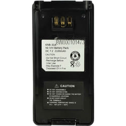 Vhbw - Batterie compatible avec Kenwood TK-3180, TK-2180, TK-2180K, NX-411, NX-410, NX-210, TK-3160 radio talkie-walkie (2100mAh, 7,2V, NiMH)
