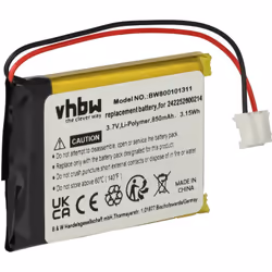 vhbw - the clever way - Batterie de rechange de haute qualité avec une grande autonomie et compatible avec votre télécommande ...