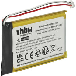 Vhbw - 1x Batterie compatible avec Magellan Roadmate 1400, 1412, 1430, 1445, 1470, 1445T, 1475T gps, appareil de navigation (1200mAh, 3,7V,