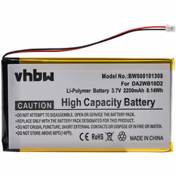 vhbw - the clever way - Batterie de rechange de haute qualité avec une grande autonomie et compatible avec votre lecteur de m ...