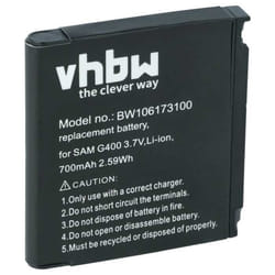 vhbw 1x Batterie compatible avec Samsung SGH-S3600 SGH-J630 SGH-J400 SGH-J638 SGH-P860 téléphone portable (700mAh 37V