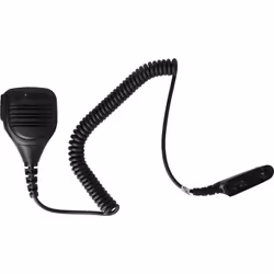 Microphone haut-parleur pour radio - Connexions : 1x connection latérale pour antenne, 1x connection Motorola spéciale Le mic ...