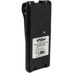 Vhbw - Batterie compatible avec Icom IC-A24, IC-F21, IC-F11S, IC-F11, IC-A6, IC-A24E radio talkie-walkie (1650mAh, 7,2V, NiMH) - avec clip de ceinture