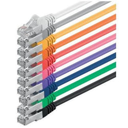 1aTTack 10m Cat5 SFTP câble de réseau Multicolore SF/UTP (S-FTP)