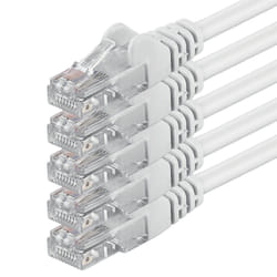 1aTTack 0.25m 2x RJ-45 Cat6 UTP M/M câble de réseau Blanc 0,25 m U/UTP (UTP)